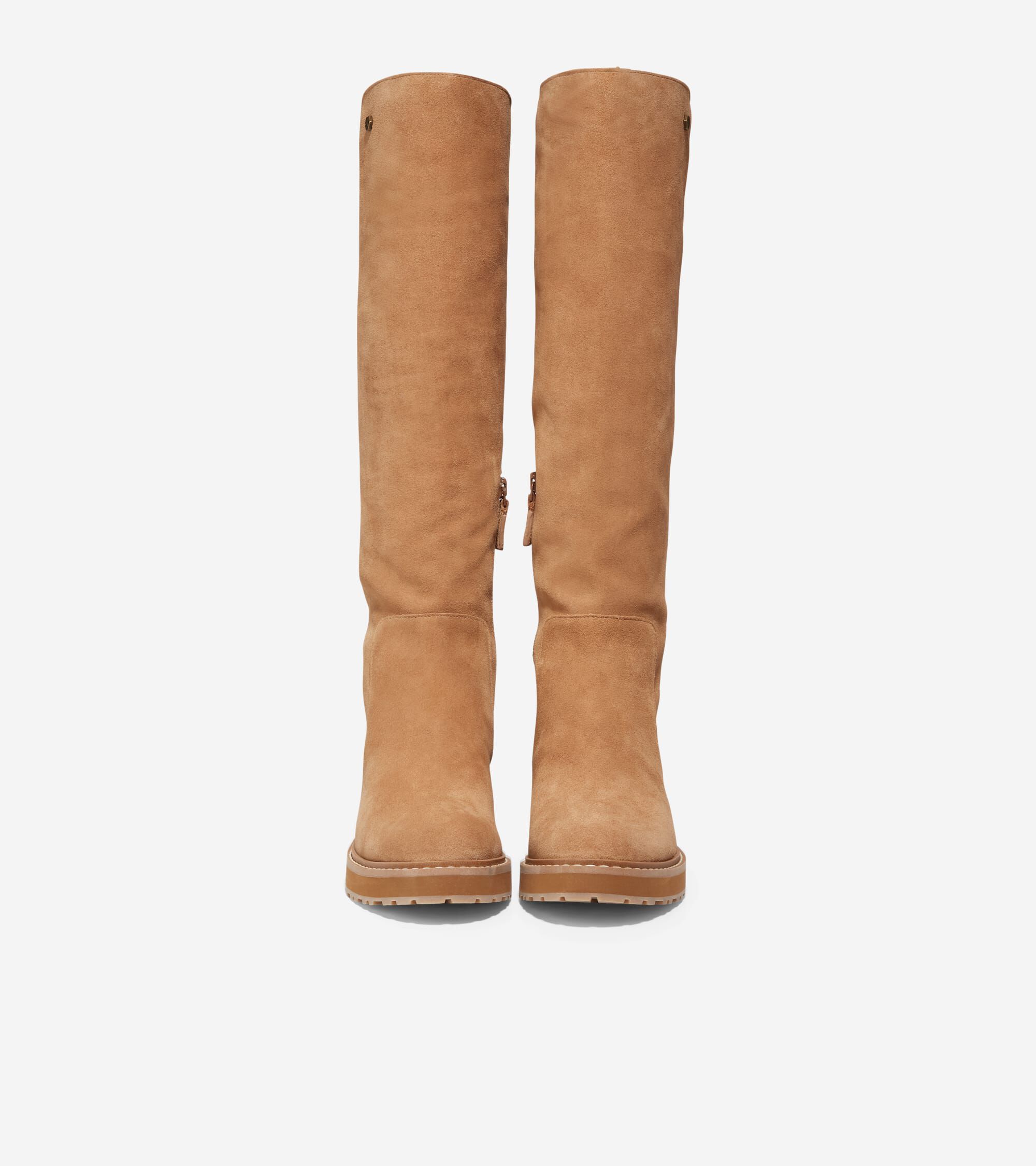 Cole haan boots suede new arrivals
